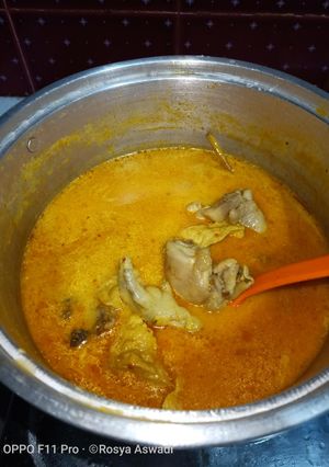 Foto resep Sayur santan Ayam + Ceker + Tahu goreng