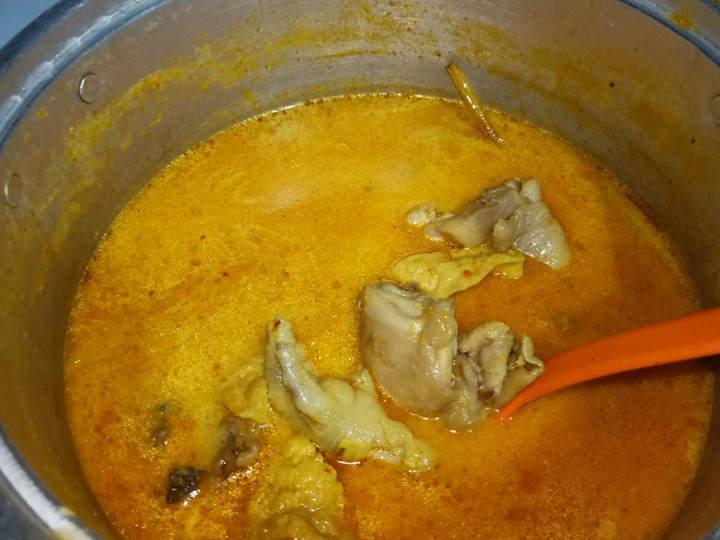 Resep Sayur santan Ayam + Ceker + Tahu goreng yang Lezat