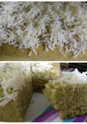 Foto resep Bolu pisang pandan kukus simple
