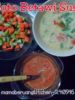 Foto resep Soto betawi susu