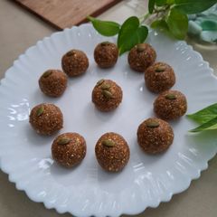 Laddu with little millet (healthy Version of eating dessert) A picture of Laddu with little millet (healthy Version of eating dessert).