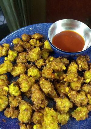 A picture of Corn pakode.