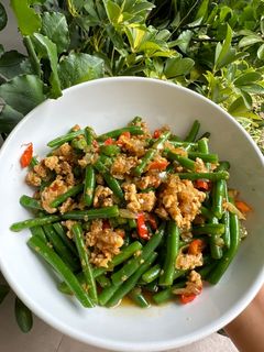 Foto resep Tumis baby buncis singapore