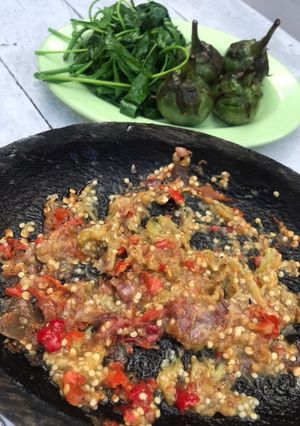 Foto resep Sambal Terong Bakar/Kandas Terong