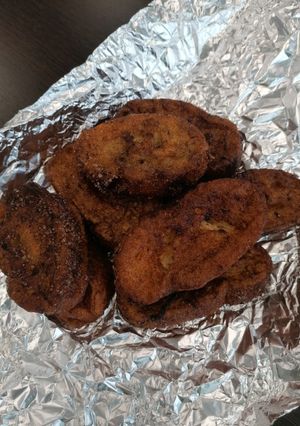 Una foto de Torrijas con leche merengada