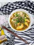 Mì Soba nấu tôm thịt