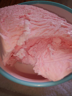 A picture of Strawberry ice-cream.
