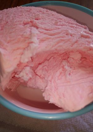 A picture of Strawberry ice-cream.