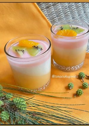 Foto resep 288. Silky Puding Susu Mangga Simple