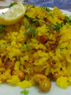 A picture of Kanda poha.