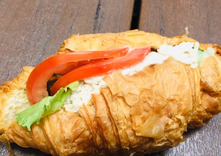 Recipe of Ultimate Croissant Chicken Sandwich