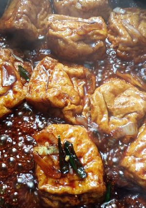 Foto resep Tahu kecap alain