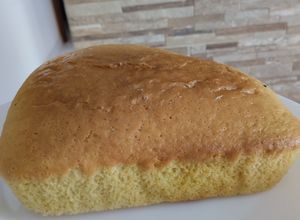Una foto de Panqué🍰de crema🥛de leche y naranja🥧🍰🍊