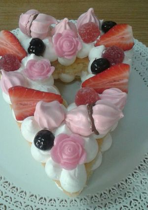 Foto di Cream tart con pasta biscotto