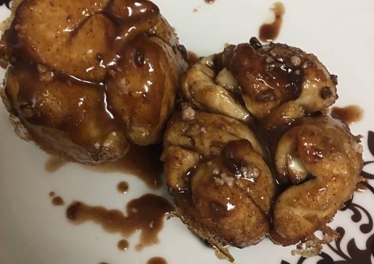 Chocolate cheesecake monkey bread muffins