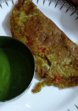 मूंग की दाल का चीला (moong dal ka cheela recipe in Hindi) रेसिपी मुख्य फोटो
