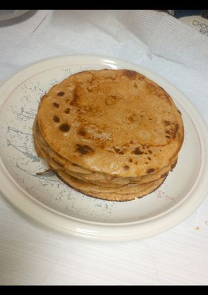 A picture of Vanila orange pancakes.