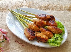 Foto resep Sate Lilit Khas Bali (ayam + kelapa parut)