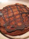 Eggless PanCake with Chocolate syrup