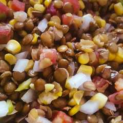 Una foto de Ensalada de primavera