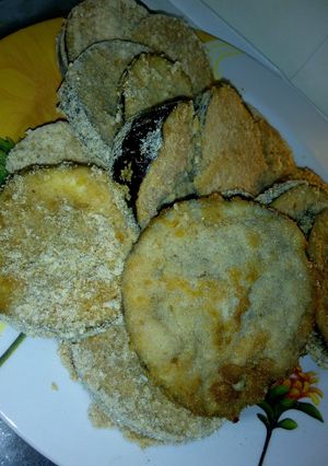 Una foto de Milanesas de berenjena