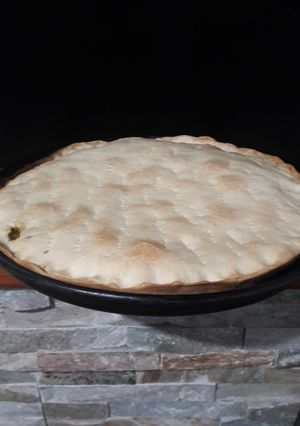 Una foto de Tarta de zapallitos verdes