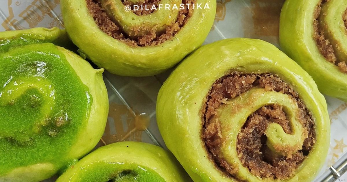 Klepon Cinnamon Roll (Tanpa Ulen)