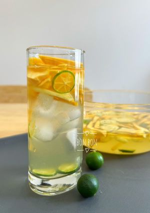 Hình của món Nước Dừa Tắc Mít Thơm🍹.