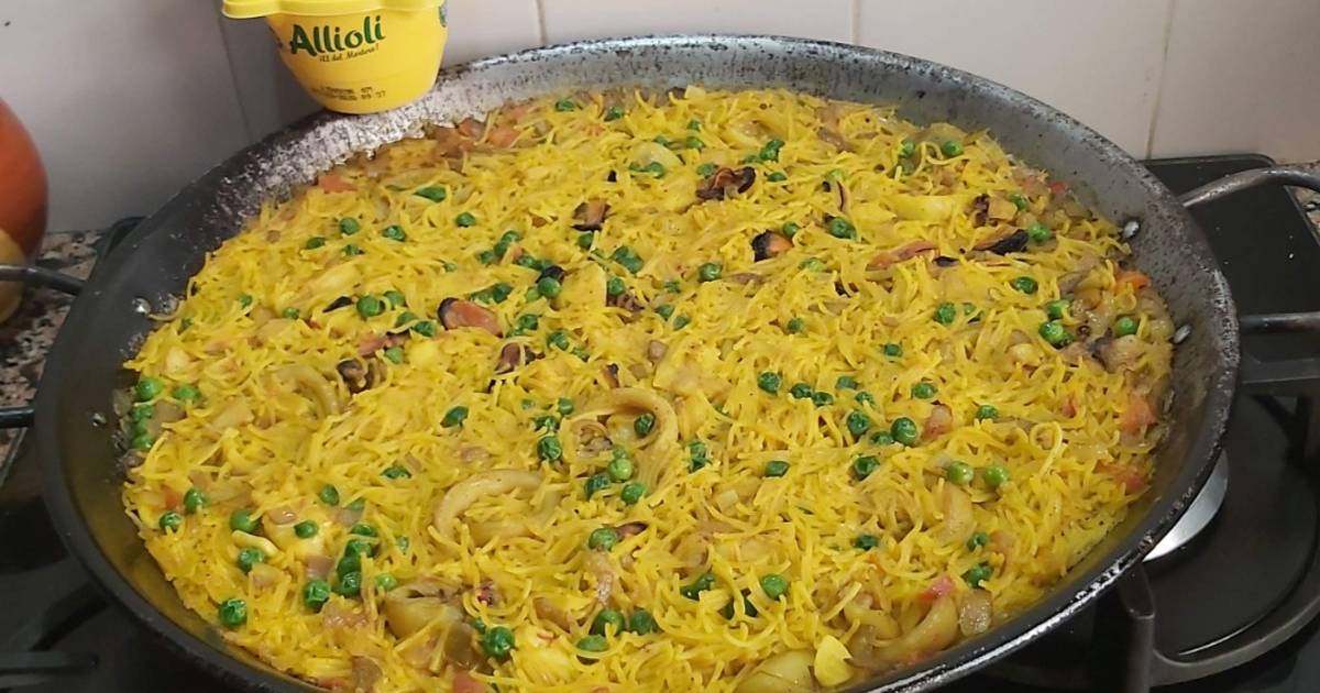 Receta de fideuá del señorito o fideuà del senyoret