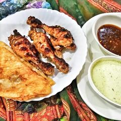A picture of Chicken Malai Tikka.