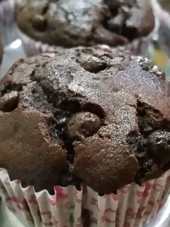 A picture of Dangerously Dark Chocolate Muffin.