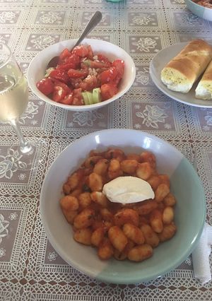 Φωτογραφία της συνταγής Gnocchi με κόκκινη σάλτσα