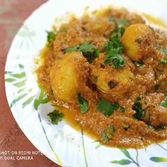 A picture of #DumAloo amazing receipe must try.