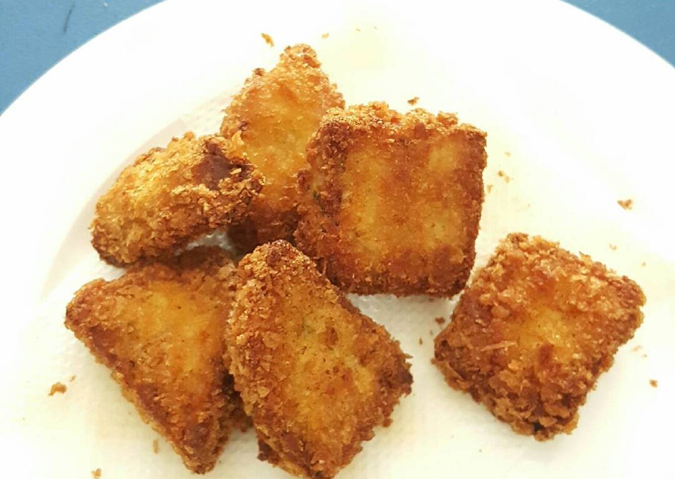 Nugget ayam + keju + sayur