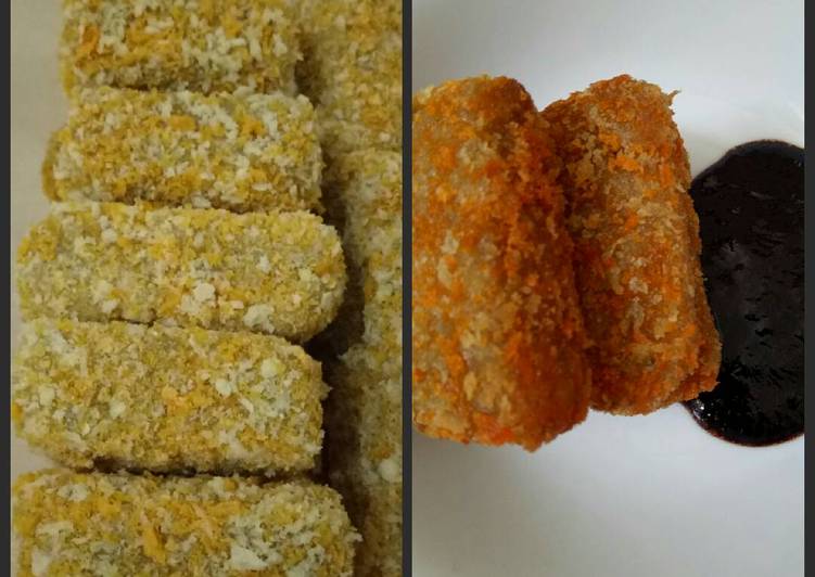 Nuget Pisang saus coklat