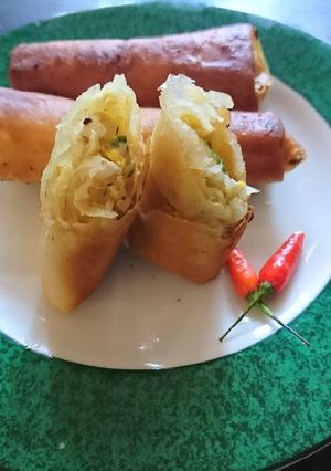 Foto resep Lumpia kering isi bengkuang simpel