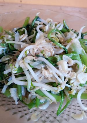 Foto resep Tumis kangkung tauge ebi