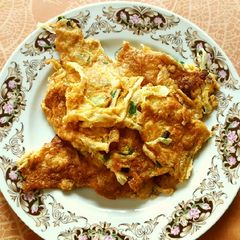 A picture of Chinese Style Omelette 🍳🌶.