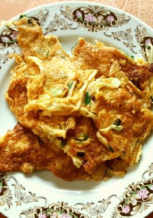 A picture of Chinese Style Omelette 🍳🌶.