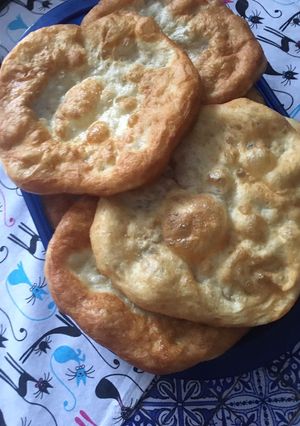 Finom lángos recept fotója