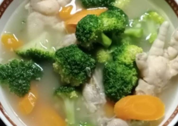 Sop Ayam Brokoli Wortel