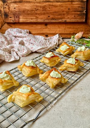 Foto resep Creamy Matcha Puff Pastry