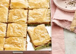 Spanakopita de carne picada