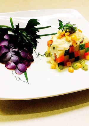 Hình của món Salad Nga.