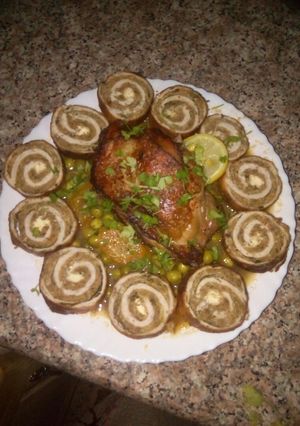 صورة لوصفة رولي باللحم والاسكالوب