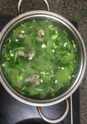 Hình của món Canh bí xanh thịt bằm <3.
