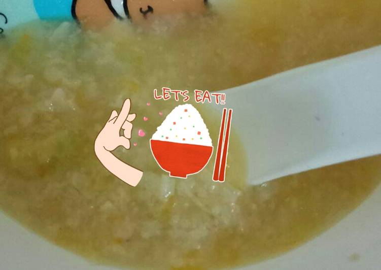 Resep MPASI Bubur Beras, Wortel, Sawi Putih, Kembang Kol yang Bikin Ngiler