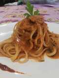 Linguine con Tonno e Neonata Piccante