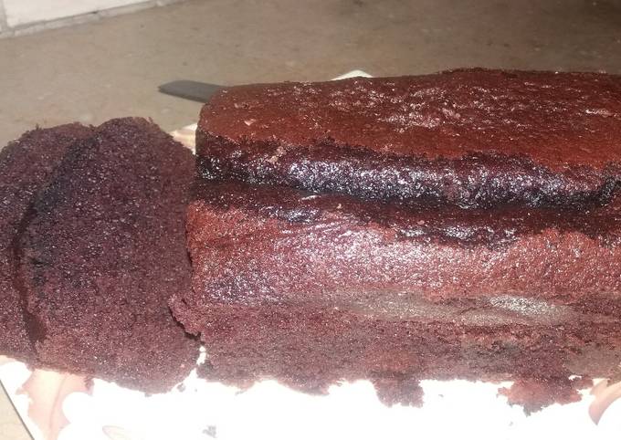 Recipe of Super Quick Choco wheat cake loaf