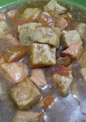 Foto resep Semur salmon tempe MpAsi 1yo